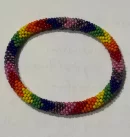 Rainbow Striped Beaded Bracelet